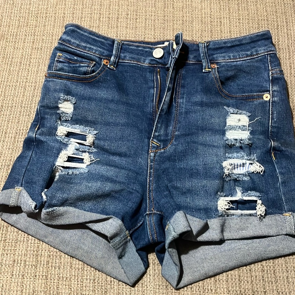 Wax Jean Denim shorts